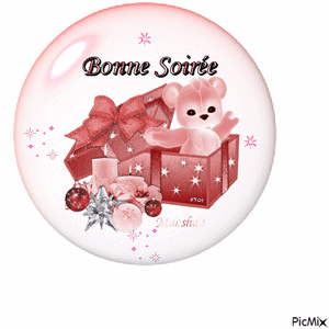 Gif animé bonne soirée boule